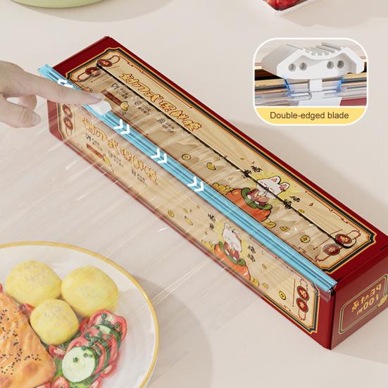 Folia spożywcza Magnetyczny uchwyt ścienny Cięcie w stylu nożyc Łatwa instalacja Kuchnia Przechowywanie żywności Folia