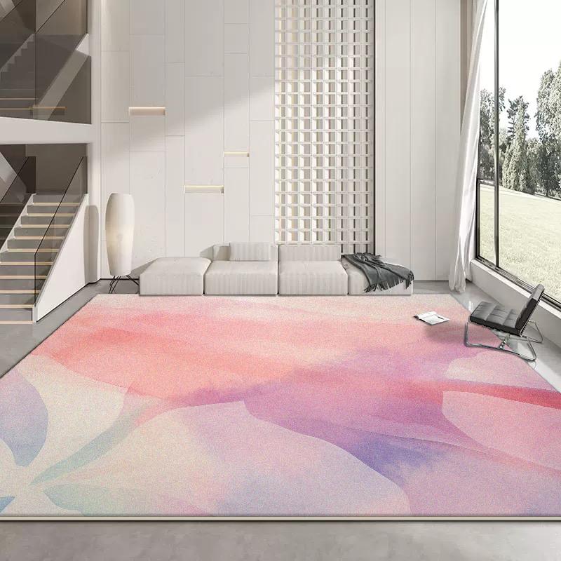 Large Area Blue Carpets for Living Room Modern Light Luxury Decoration Bedroom Rugs Lounge Non-slip Foldable Floor Mat 200x300