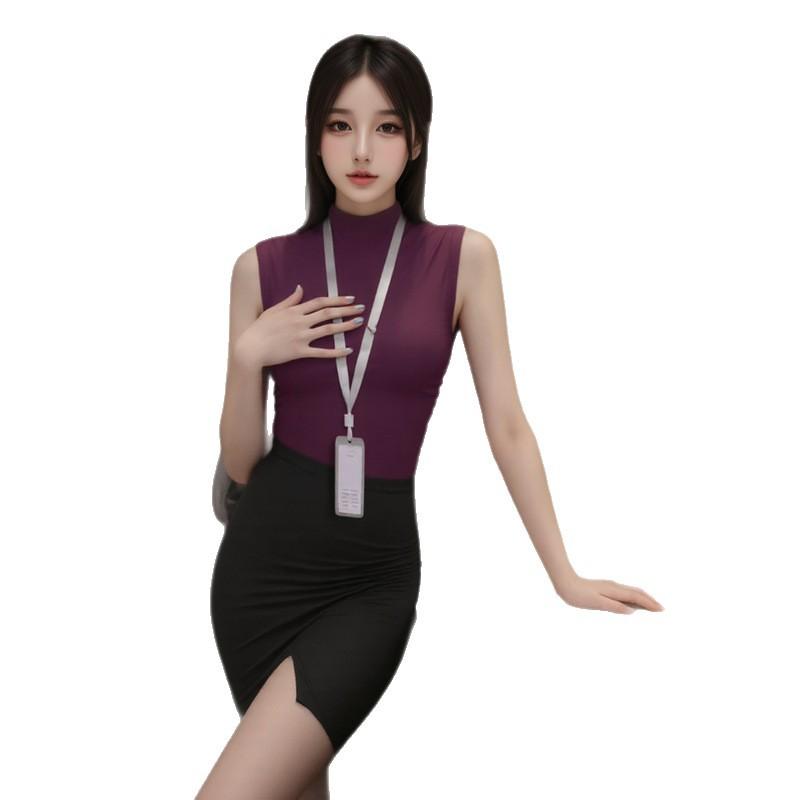 Sex Underwear Pure Desire Spice Girl Secretary Suit Femininity Royal Sister Slim Professional Hip Wrap Skirt Cosplay