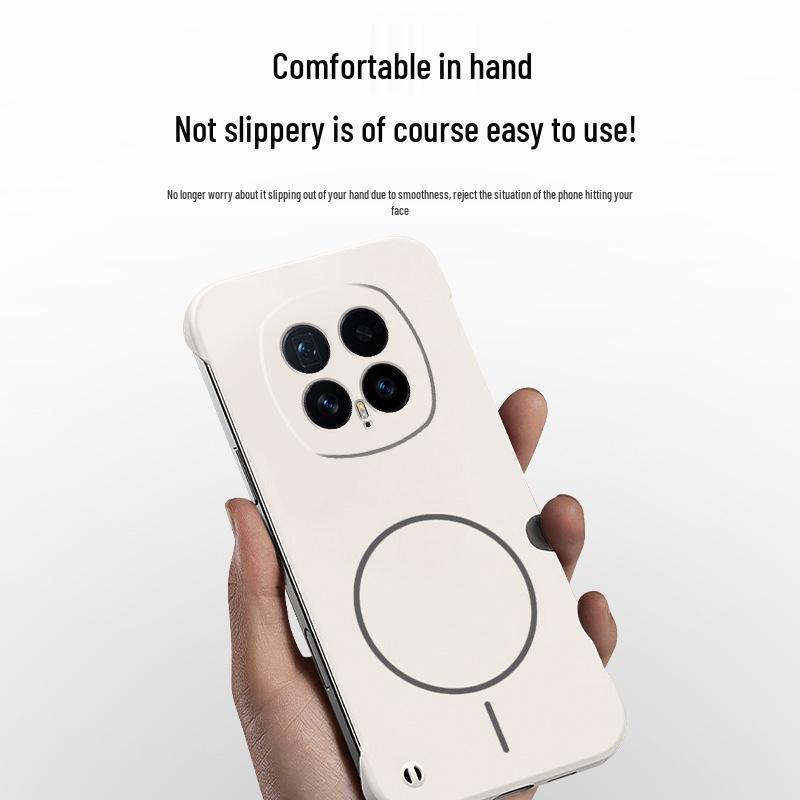 Honor Magic8/Magic8 Pro Skin-Feel Magnetic Frosted Anti-Drop Solid Color Phone Case