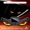 Solar Powered Car Neon Light LED Vehicle Signal Lights Solar Demon Eye Light  Vehicle Modification