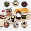 8-Piece Measuring Cup and Spoon Set Stainless Steel Handles Kitchen Baking Tools & Accessories Weighing Gadgets