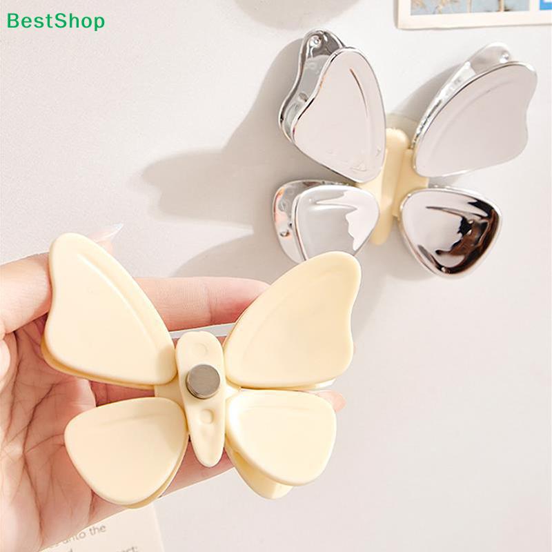 Butterfly Shape Magnetic Clips - Decorative Fridge Magnets for Sealing Snack Bags & Organizing Notes