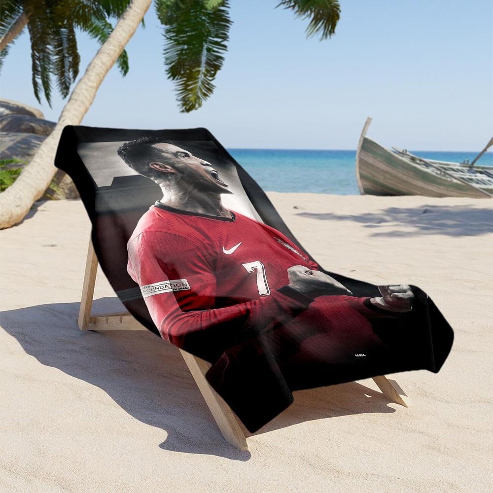 Legacy Cristiano Ronaldo Beach Towel High Absorbency & Quick-Dry Comfortable Lightweight