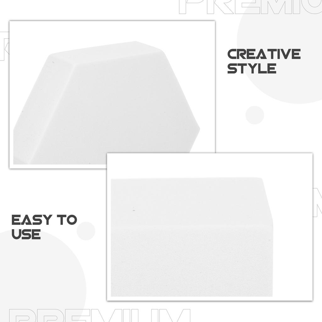 8Pcs Geometry Cube Photo Props Premium Lightweight Foams Photography Background Jewelry Cosmetics Product Photography Props