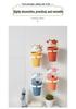 Wall-Mounted No-Drill Toothbrush & Mouthwash Cup for Kids & Students