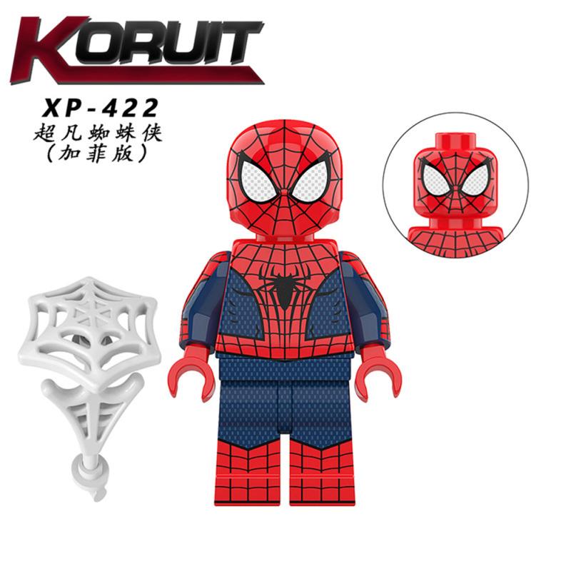 Children Spiderman Building Block Toys Super Spider-man Mini Figures Present Toys For Kids Boys