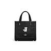 New Dempsey Cow Leather Tote Bag, Shopping Bag, Shoulder Bag, Crossbody Bag, Handbag Trumpets Women's Black CD448-SVM2