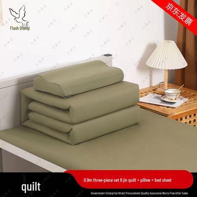Student Dormitory Cotton Quilt 3-Piece Set