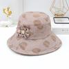Spring and Summer Middle-aged and Elderly Women's Hats Sun Protection Basin Hats Bow Shaped Fisherman Hats Foldable