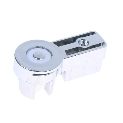Duschgelenk-Halterungen Für 6Mm Glas Stabilität Für Duschwände Robustes Abs-Material Mit Chrom Design