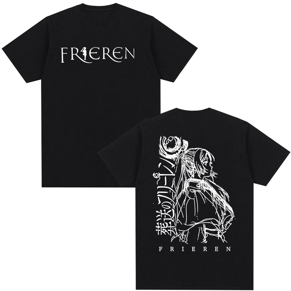 

Anime Frieren Beyond Journeys End Frieren Tshirt Mens Women Fashion Vintage Short Sleeve 100 Cotton Summer Loose T Shirts - M... 5XL різнокольоровий