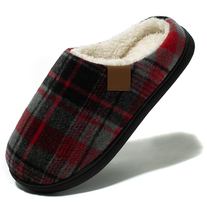 Зимние мужские тапочки большого размера — фото 10