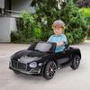 Electric Car, Bentley GT, for Children 3+, 2.5-5 km/h, 108 x 60 x 43 cm, Black
