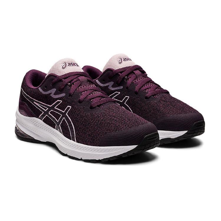 New Asics GT 1000 11 GS 'Deep Plum Barely Rose' 1014A237-500