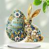 Easter Bunny Rhinestone Painting Rhinestone Decor Art Projects Easter Bunny Painting Kit Desk Decor Easter Egg Arts & Crafts 2D