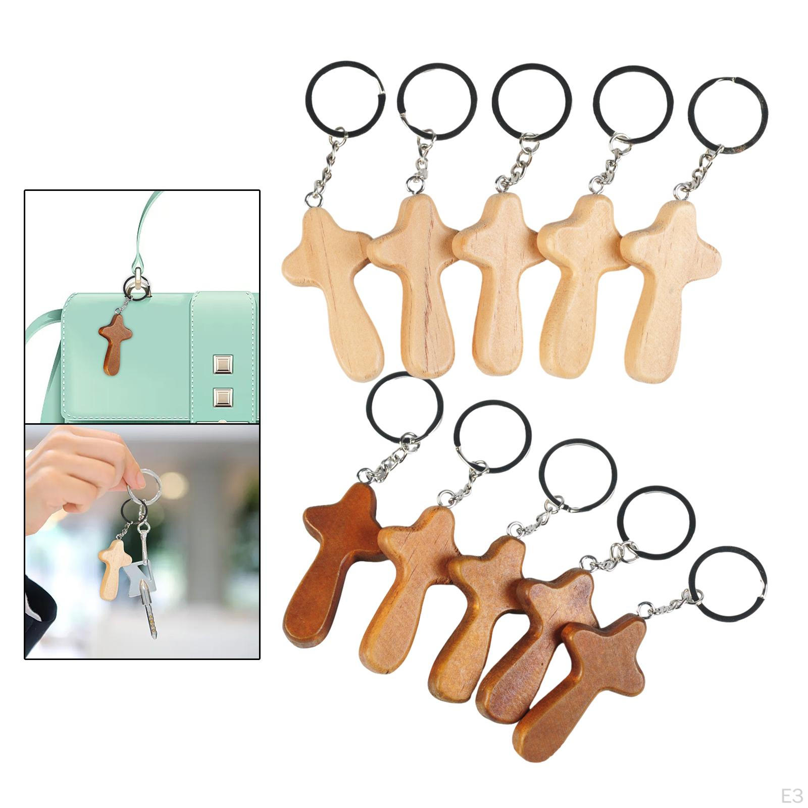 5 шт. брелок с крестом — фото 4