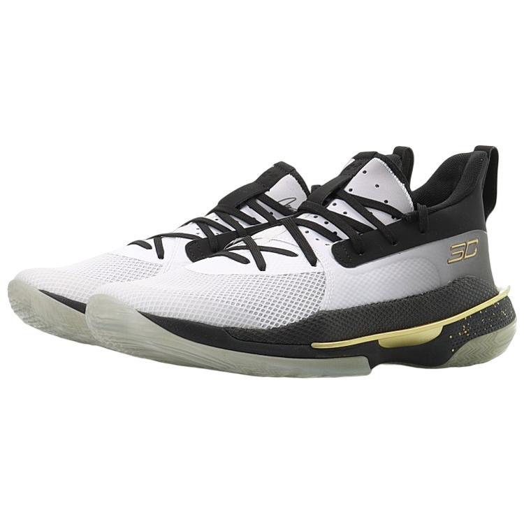 Under Armour Curry 7 'For The Game' (Unisex) White / Black Basketball Shoes 3023300 104