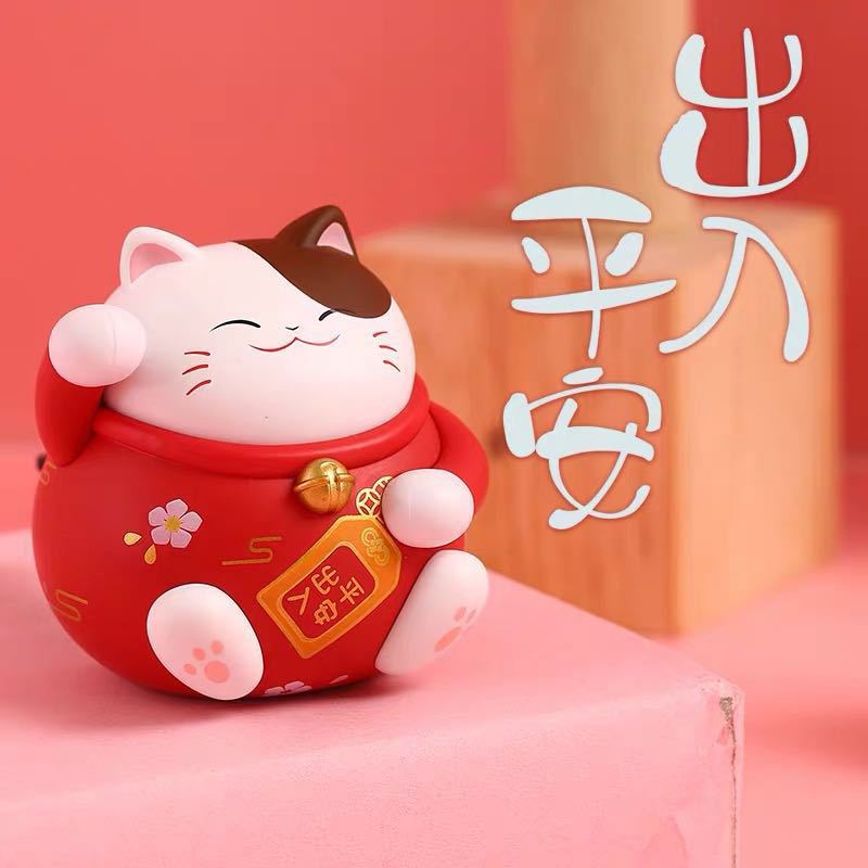Lucky Cat Car Air Freshener Perfume Automobile Interior Perfume Clip Fragrance Decoration Ornaments Car Accessories