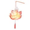 Handmade Florals Paper Lamp Set Traditional Chinese Craft Supplies LED Projection Portable for Chinese Festival