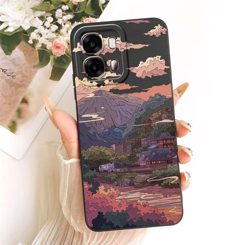 For Oppo A6s 5G CPH2789 Cover For Oppo A6s 4G CPH2815 Casing Silicone Luxury Fashion Kawaii Cute Painted Shockproof Phone Case
