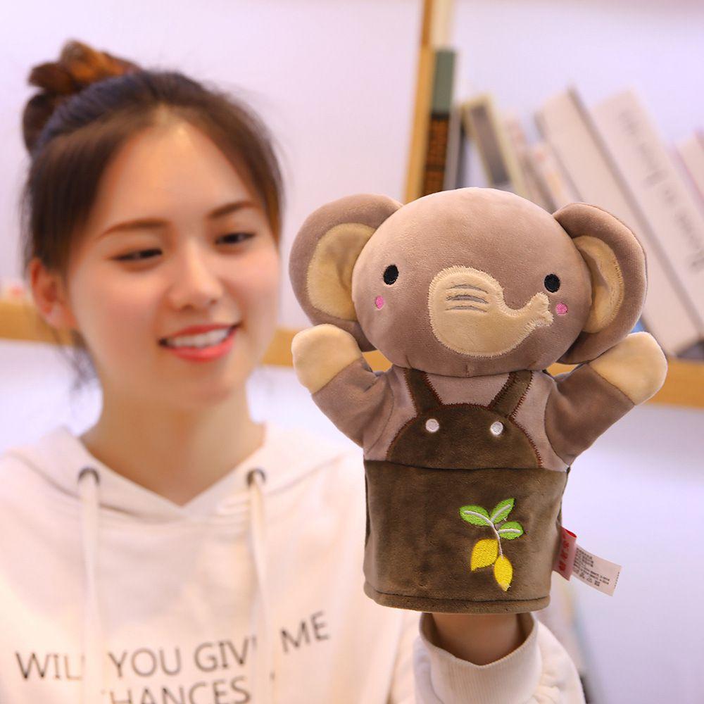 Buy Puppet Hand Plush Animal Elephant Panda Deer Koala Plush Toys Soft