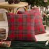 Christmas Cushion Cover for Living Room Sofa (Pack of 2, 16x16 Inch) Christmas Theme Cushion Cover, Sofa Cushion Cover