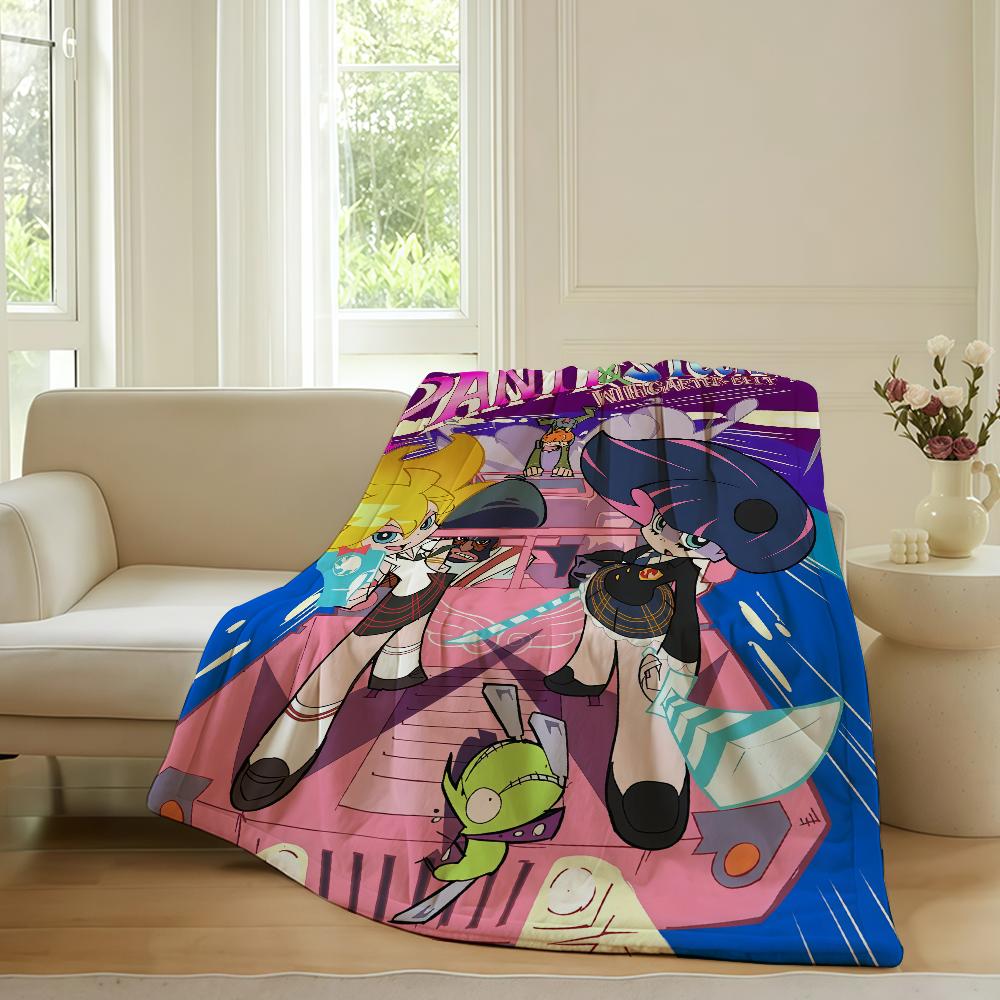 Panty & Stocking with Garterbelt Blanket For Sofa Office Bed Plane Travel Sleep Read Relax Camping Soft And Warm