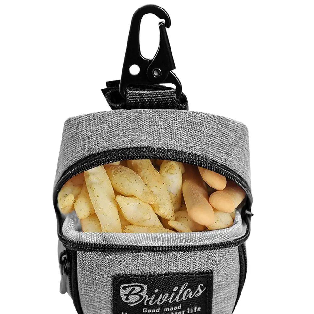 Multifunction Puppy Snack Reward Waist Bag Portable Dog Poop Dispenser Puppy
