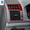 For Volkswagen Touran MK2 1T2 2010 2011 2012 2013 2014 2015 Real Soft Carbon Fiber Sticker Car Air Outlet Side of Center Console