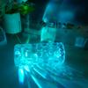 Small Night Lamp Ambience Light   Decorative Touch Charging Projection Simple Crystal Table
