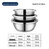 YP-8045 3-Piece Stainless Steel Mixing Bowl Set