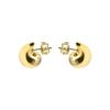 Boucles d'oreilles - LUXENTER - Iswind - Alliage métallique - Or jaune 18k - 22,8 mm