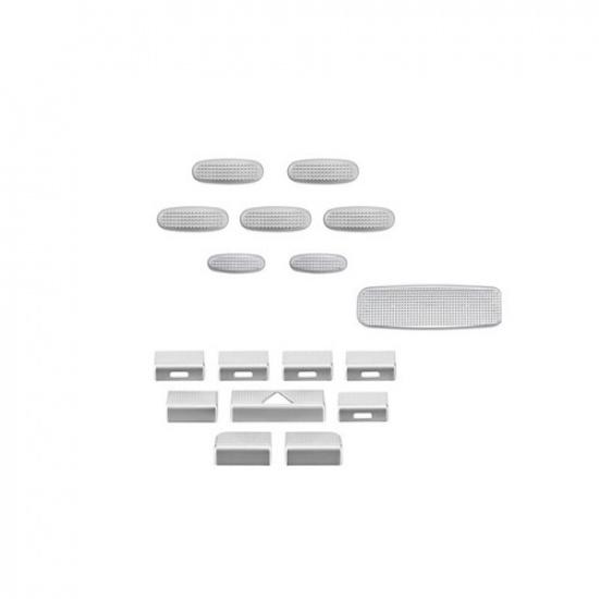 17pcs Car Center Console Button Sticker For Mercedes Benz A W177 B W247 GLB X247