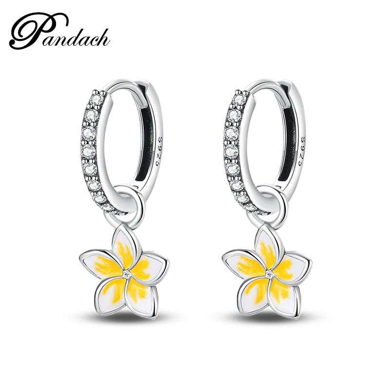 Brincos Exquisitos de Abelha, Borboleta e Joaninha em Prata de Lei 925 Para Mulheres Românticos Brincos em Forma de Coração Rosa Joias para Festa de Casamento