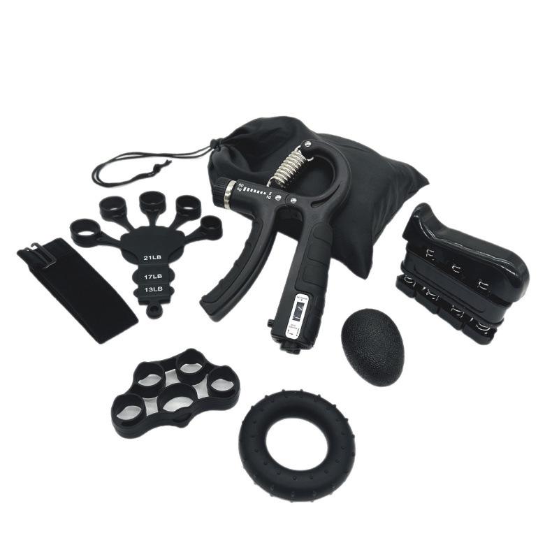 Cross-Border Bestselling Grip Strengthener Set: 7-Piece Hand Trainer with Grip Ring & Counter