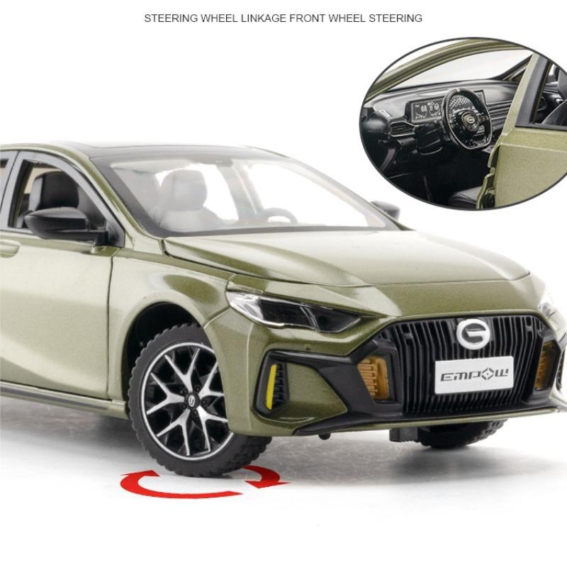 1/24 Alloy Diecast Metal Model Car - GAC Motor EMPOW 55 Coupe, Street Sports Vehicle, Child's Gift, Sound & Light