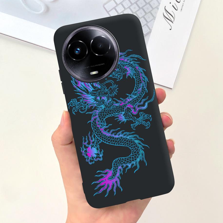 Shockproof Case For Realme 11 5G / Realme 11X Phone Cover Fashion Girls Soft Silicone Funda For Realme11 11 X 2023 RMX3785 Coque