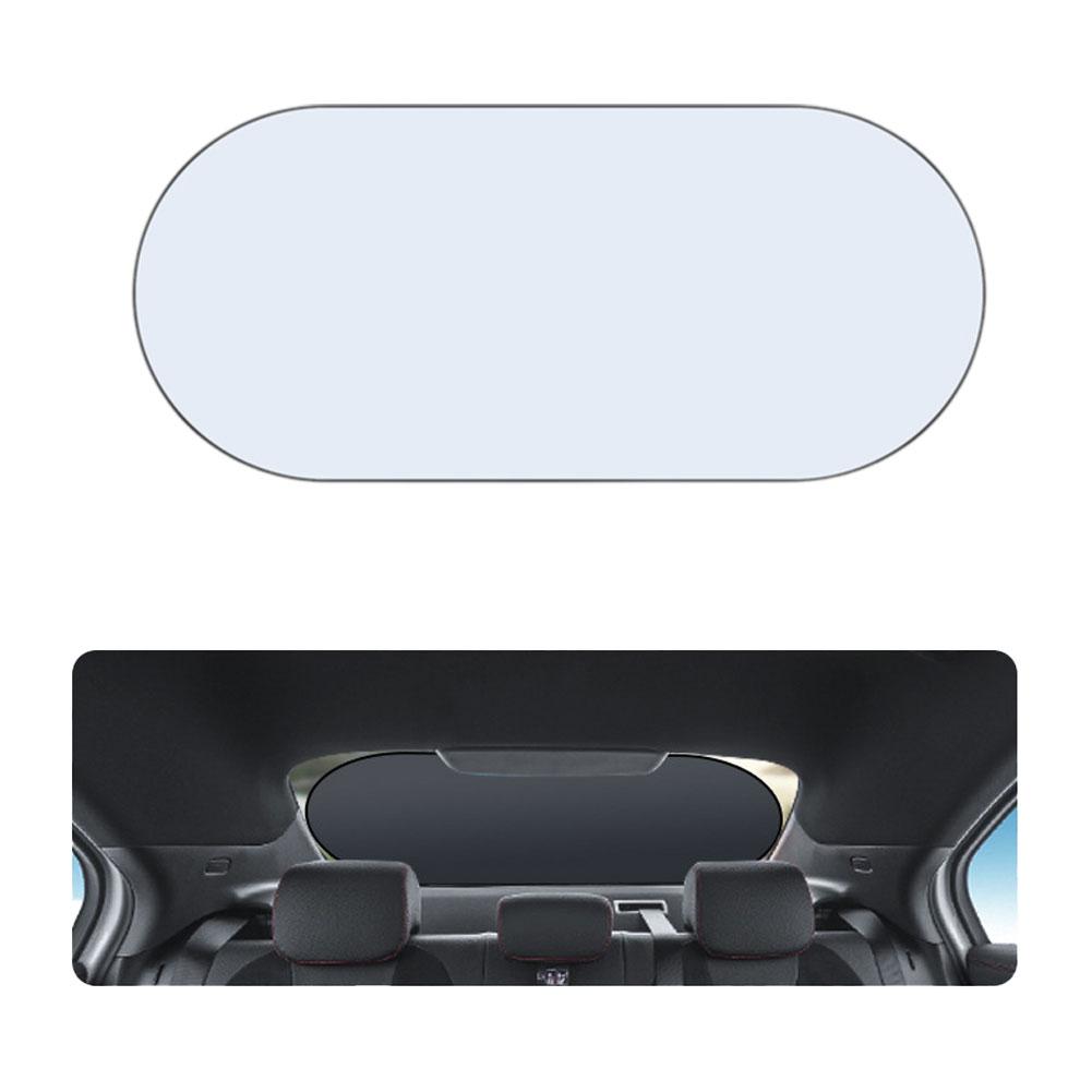Car Titanium Silver Sun Visor Sunshade UV Protector Reflective Fabric Car Window Sunshade Front Rear Back Window Summer Protect