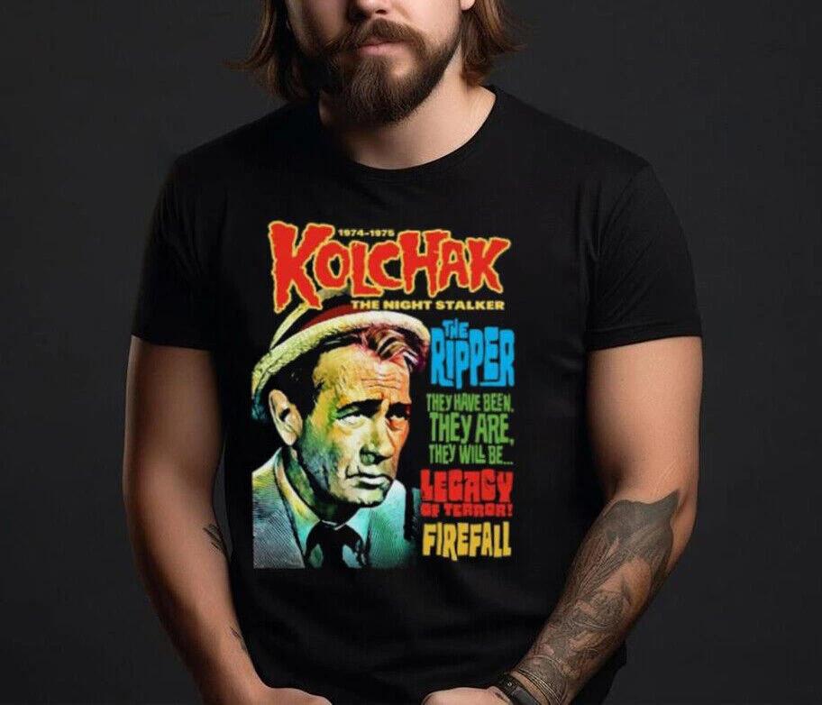 Kolchak The Night Stalker Cotton Black T-Shirt L
