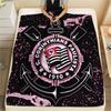Corinthians Paulista  Print Flannel Blanket, High quality Comfortable for All Seasons, Home Decor, Warmth and Comfort