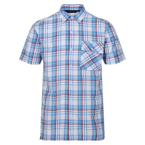

Regatta Mens Deavin Checked Short-Sleeved Shirt 3XL