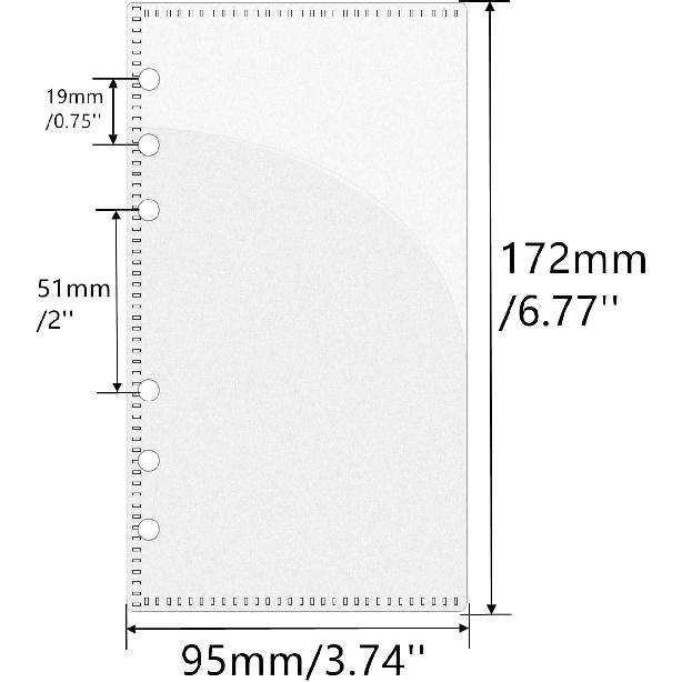 AxeWoodz 12pcs A6 Cash Envelopes Zipless Budget Envelopes Frosted PP Binder Pockets 2 Pocket Planner Erts for 6 Ring Binder