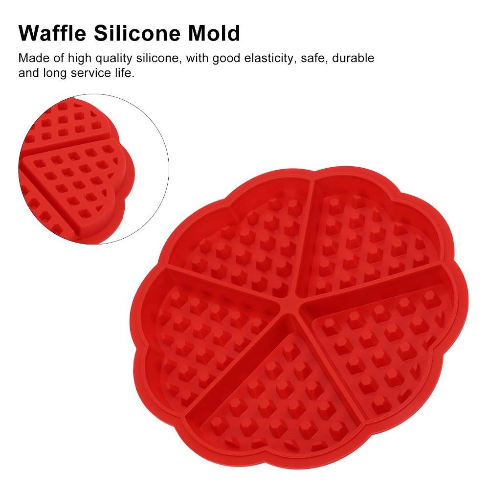 Easy Demoulding Waffle Silicone Mold Nonstick Silicone Waffle Mold Waffle Mold  Making Puddings