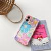 Korean Retro Oil Painting Phone Case For iPhone 16 15 14 13 12 Pro Max Plus 11 Luxury 3D Flowers Print Back Cover Artistic Decor