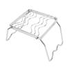 Folding Campfire Grill Multipurpose Outdoor Stainless Steel Campfire Grill for Barbecues Picnics Camping