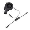 BBQ Air Blower Fan 12V 5000RPM 97x33mm Centrifugal Fan with Switching for Camping Outdoor Quick Charcoal Starter Picnics