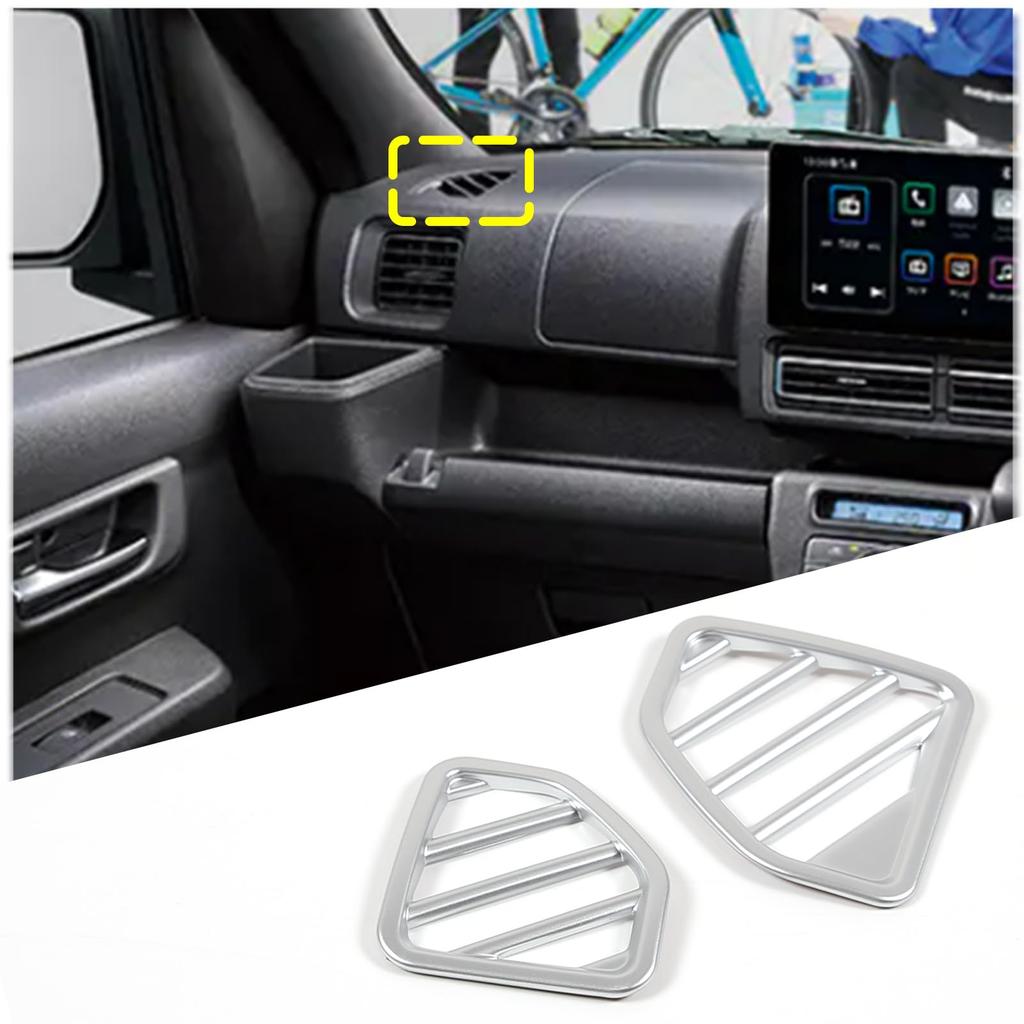 METYOUCAR Air Conditioner Vent Covers for Daihatsu Atrai S700V and S710V ABS Side and Passenger Easy Car Interior Custom Set (2022 Models), Material,