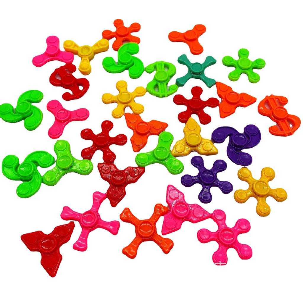 5/10Pcs Mini Figets Hand Spinner For Children Anti Stress Focus Gyro Finger Gyroscope Funny Leaf Toys Kids Gift Fingertips Toy