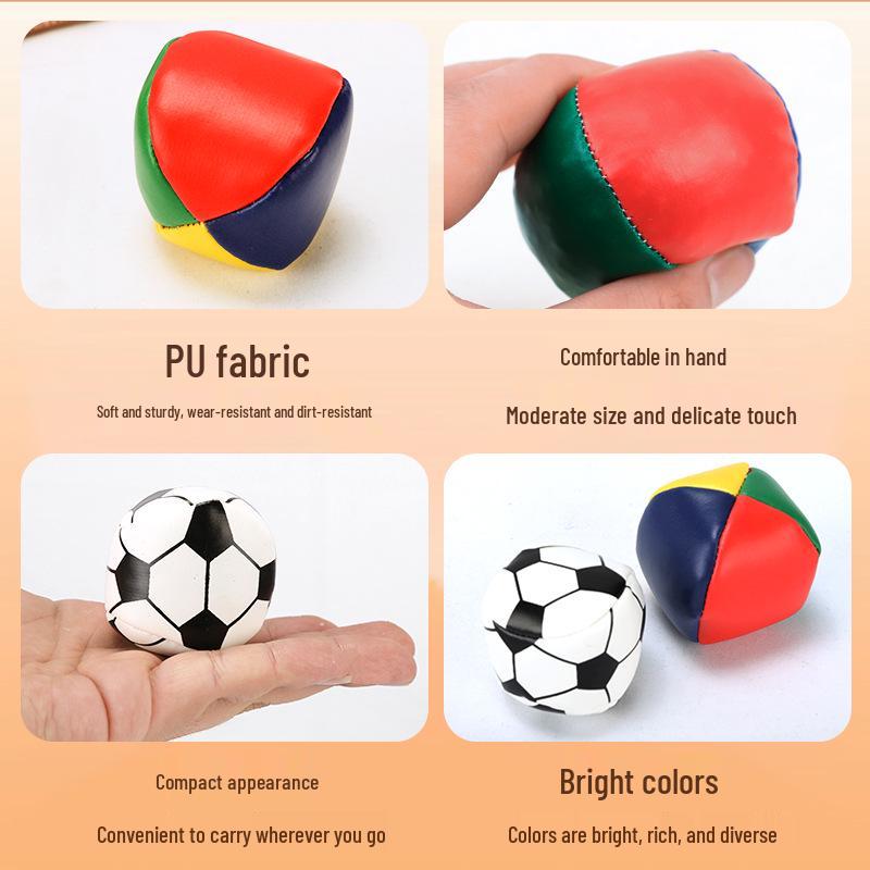 Children's Round Leather Beanbag for Play and Games